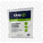 iQuip Plastic Drop Sheet Transparent 3.6X2.6M