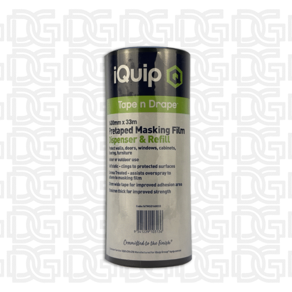 iQuip Pretaped Masking Film Refill 1400mm X 33M