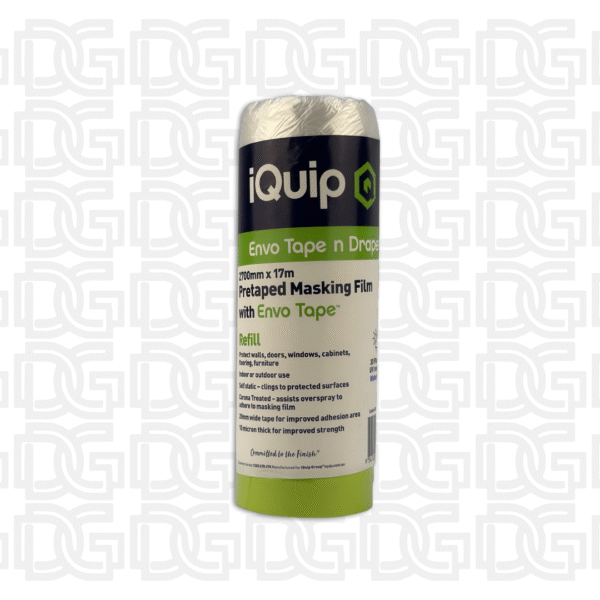 iQuip ENVO Pretaped Masking Film & Disp. 1800mm X 33M