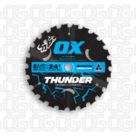OX Pro Thunder 165mm Circular Saw Blade | 24T