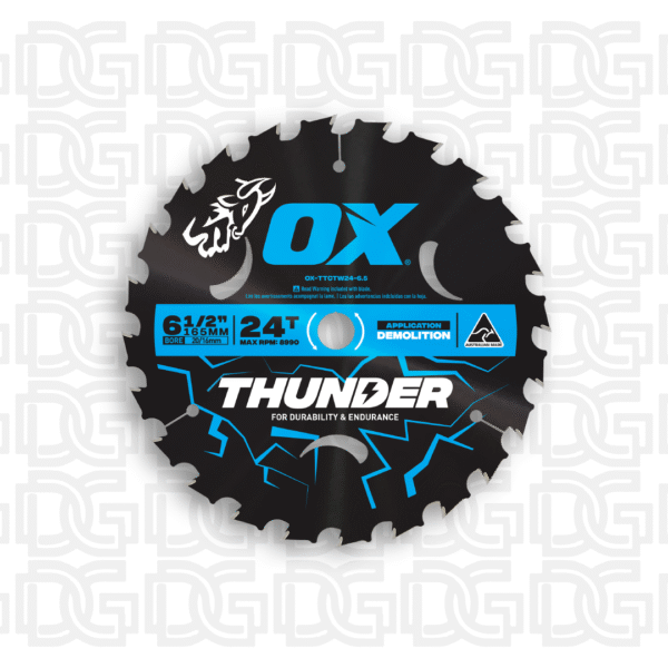 OX Pro Thunder 165mm Circular Saw Blade | 24T