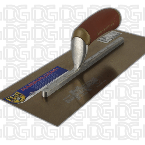 Marshalltown Permashape Finishing Trowel - 100% Made in USA Golden Stainless Blade - 330 x 127mm (13 x 5 ) - Dura-Soft Handle