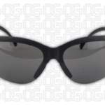 Safety PPE - Safety Glasses, Black Frame, Tinted Lens