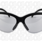 Safety PPE - Safety Glasses, Black Frame, Clear Lens
