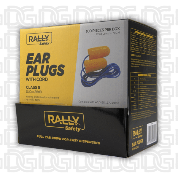 Safety PPE - Ear Plugs with Cord
