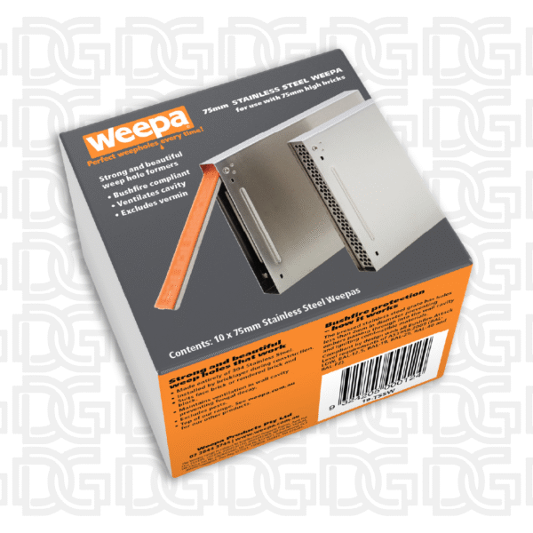 75mm Stainless Weepa/Pack 10 (BAL-A12.5 to BAL-FZ)
