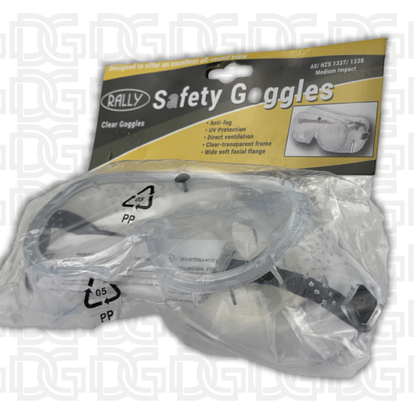 Safety PPE - Safety Goggles, Clear Lens