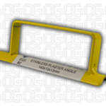 S2 Stainless Plaster Corner Angle 6mm Radius - 140 x 13 x 13 mm