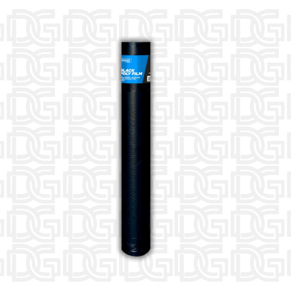 Poly Film Black - 2M x 50M x 200UM, Medium Impact Builders Film IR2
