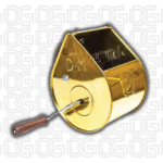 Plastering Splatter / Tyrolene Machine Brass Plated - DTM Made in Italy - The Original