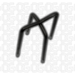 Wire Bar Chairs 140mm (50/Bag)